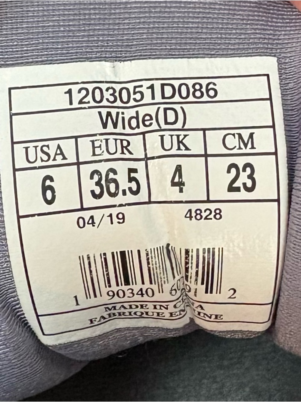 Brooks Ghost 12 Women’s Running Sneaker Sz 6 Greyish Lilac w Pink and Grey - Picture 9 of 9